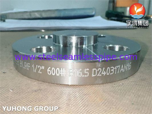 Mặt bích bằng thép không gỉ song công ASTM A182 F53 Mặt bích rèn mù B16.5