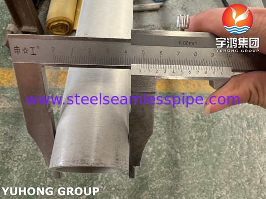 ASTM A790 S32750 ống thép song song không may cho máy ngưng tụ và hệ thống làm mát
