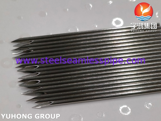Ống kim thú y bằng thép không gỉ 16G để tiêm cho gia súc, Đầu vát ba cạnh