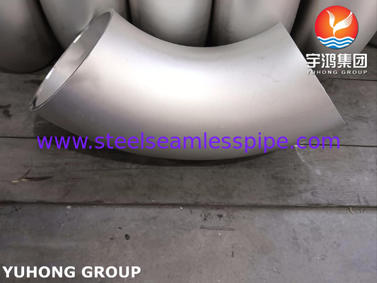ASTM A403 WP321 Thép không gỉ 180° Cánh tay, ASME B16.9 Buttweld Pipe Fitting