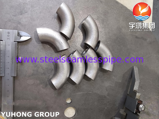 ASTM A403 WP321 Thép không gỉ 180° Cánh tay, ASME B16.9 Buttweld Pipe Fitting