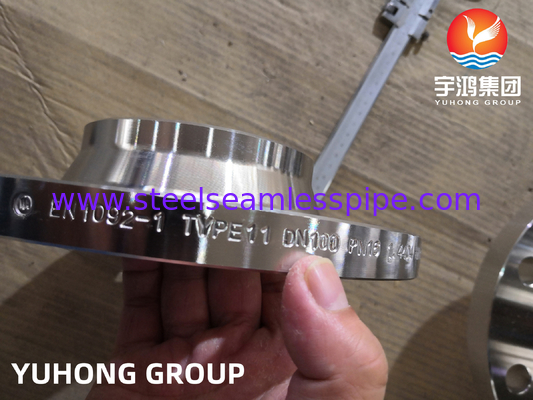 EN 1092-1 TYPE11 1.4404 Mặt nâng cao hàn cổ Flange Sức mạnh vượt trội Độ bền cao