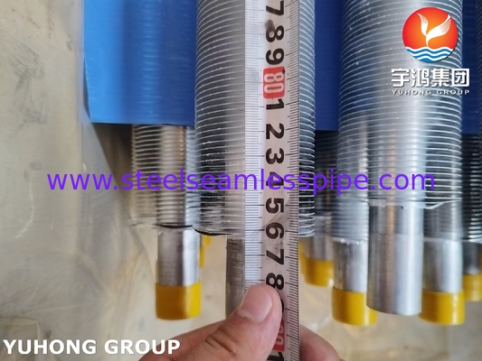 Loại L ống lăn ASME SA249 TP316L với Al1100 cho máy làm mát không khí