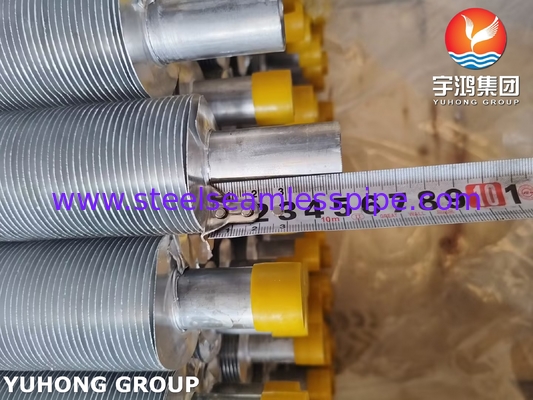 ASME SA249 TP316L ống vây vây với dải vây Al1100 cho máy làm mát không khí