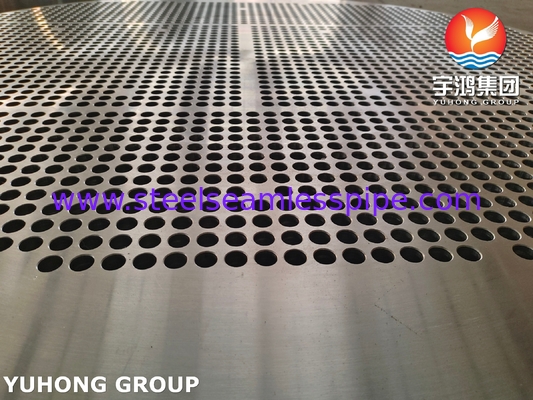 Bảng ống thép hợp kim ASTM A335 ASME SA335 F5N OD 1761MM*182MM 2476HOLES*19.25MM Ứng dụng trao đổi nhiệt