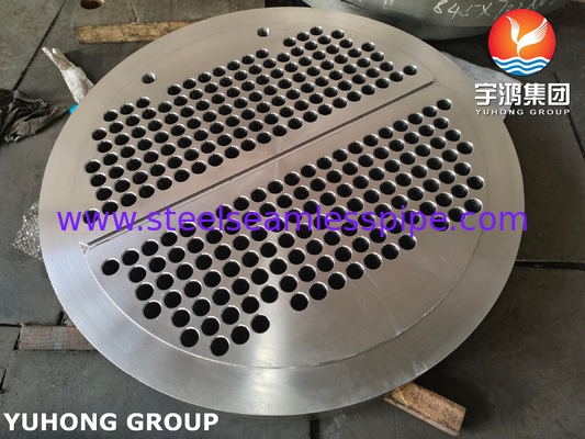 Bảng ống thép hợp kim ASTM A335 ASME SA335 F5N OD 1761MM*182MM 2476HOLES*19.25MM Ứng dụng trao đổi nhiệt