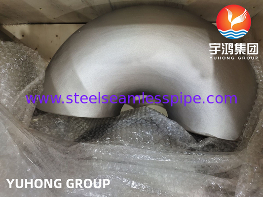 ASTM B366 UNS N08810 INCOLOY 800H Niken hợp kim FITTING 180 ° Khuỷu tay B16.9
