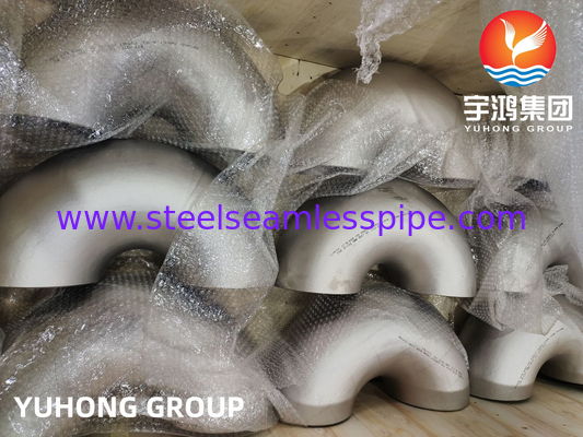ASTM B366 UNS N08810 INCOLOY 800H Niken hợp kim FITTING 180 ° Khuỷu tay B16.9