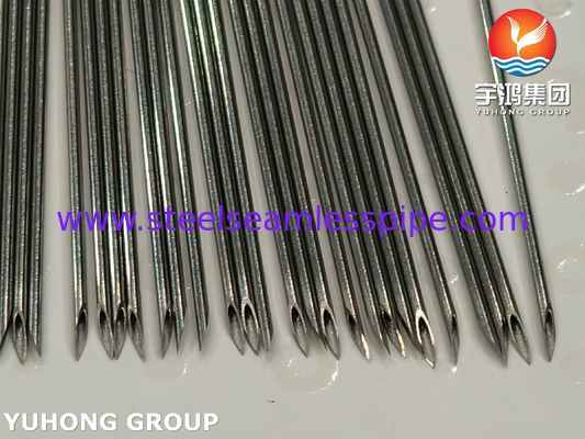 Ống kim tiêm y tế bằng thép không gỉ ISO7864 SUS304, 21G 44MM, Đầu vát