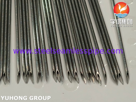 ISO9626, ống kim không gỉ tiêm y tế, 0.8*44MM 21G, đầu đinh