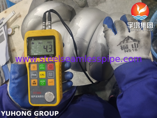 180° SR Chiếc móc thép không gỉ khuỷu tay ASTM A403 B16.9 Đối với hệ thống đường ống