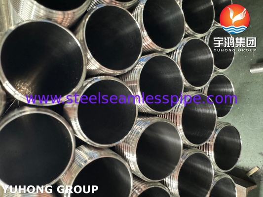 ASTM A270 TP304 ống thép không gỉ vệ sinh với sợi ngoài