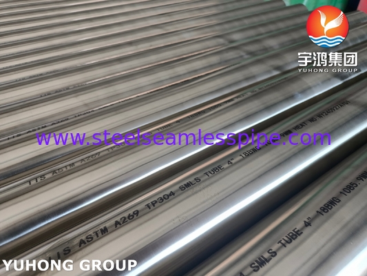 ASTM A269 TP304L ống thép không gỉ không may Bright Annealed, Bộ trao đổi nhiệt, Ứng dụng nồi hơi