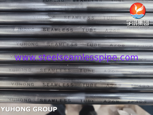 Kháng ăn mòn ASTM A268 TP405 ống liền mạch cho các ứng dụng khí dầu