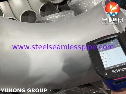 ASTM A403 WPS31254 Duplex Stainless Steel 254SMO Phụ kiện 90 độ LR Cúp tay