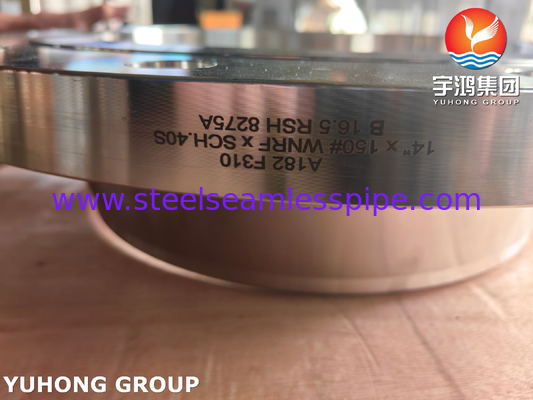 ASTM A182 F310 Thép không gỉ WNRF Flange ASME B16.5 Phân thép rèn