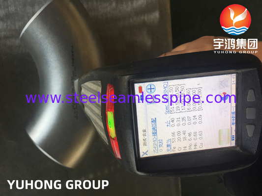 Các phụ kiện thép không gỉ ASTM A403 WPS31254-S 90°LR 45°LR ELBOW B16.9