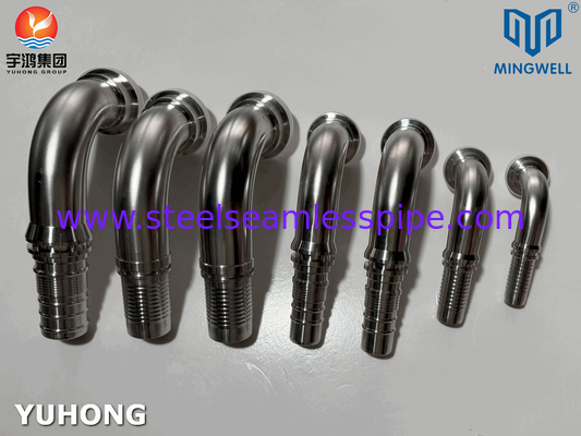 Ống ống thép không gỉ 90 ° SAE Flange SS316L Cho ứng dụng nối ống ống ống