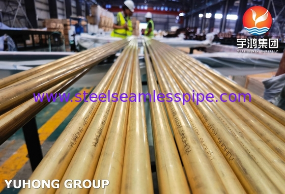 ASTM B111 C68700 ống đồng niken cho ứng dụng máy ngưng tụ và trao đổi nhiệt