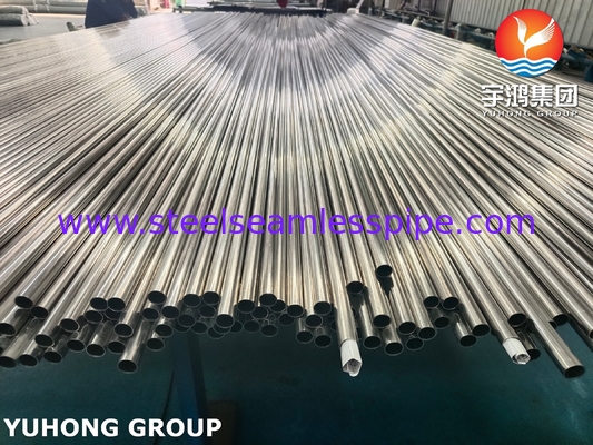 ASTM A249 TP304 Bụi hàn thép không gỉ Đẹp lò sưởi cho máy trao đổi nhiệt nồng độ