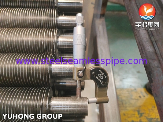 ASME SA179 Hạt nhôm 1060 ống nhúng vây loại G cho máy ngưng tụ, hệ thống làm mát