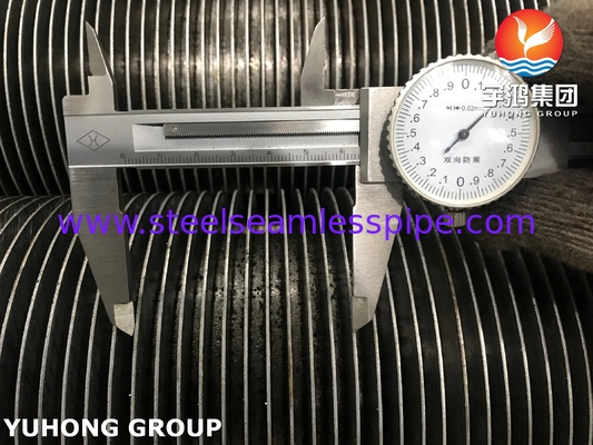 ASTM A213 T9 Lớp thép HFW Fin Tube cho tình huống áp suất cao của máy tiết kiệm