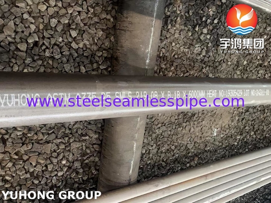 ASTM A335 / ASME SA335 P5 Sắt kim loại hợp kim thép liền mạch cho dịch vụ nhiệt độ cao