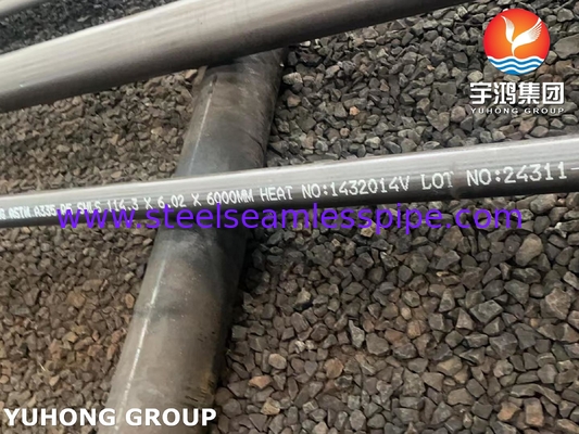 ASTM A335 / ASME SA335 P5 Sắt kim loại hợp kim thép liền mạch cho dịch vụ nhiệt độ cao