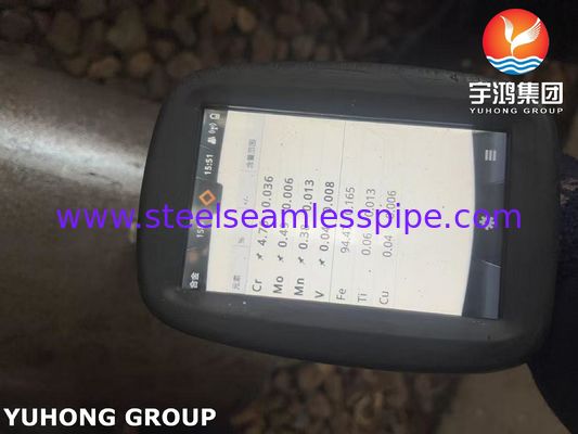 ASTM A335 / ASME SA335 P5 ống hợp kim niken liền mạch cho dịch vụ nhiệt độ cao