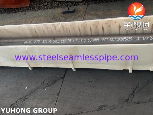 ASTM A335 / ASME SA335 P5 Sắt kim loại hợp kim thép liền mạch cho dịch vụ nhiệt độ cao