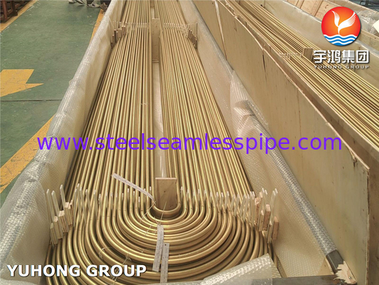 Nhôm đồng ASME SB111 C68700 U Bend nhiệt trao đổi ống cho máy làm mát máy lọc