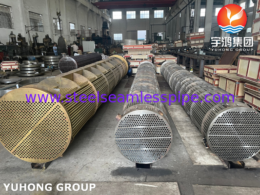 Shell And Tube Heat Exchanger API 660 ASME U Stamp Cho ứng dụng trong ngành hóa dầu