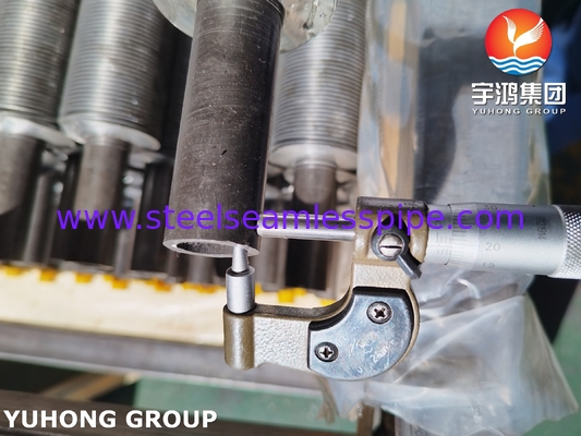 ASTM A213 T5 Fin Tube với loại G nhúng cho các ứng dụng áp suất trung bình cao ăn mòn