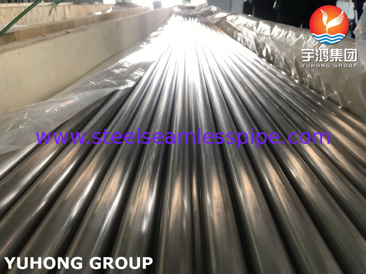 ASTM A249 TP321 ống hàn bằng thép không gỉ Ống nướng rực rỡ Ống nướng rực rỡ Ứng dụng trao đổi nhiệt và siêu nóng