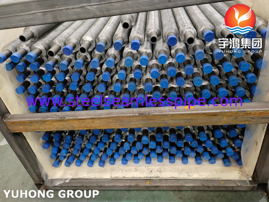 ASTM A210 GR.A1, Thép carbon ống nhúng vây với dải nhôm, 100% ECT