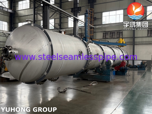 ASTM A312 TP316L ống liền mạch với vỏ thép cacbon ASTM A516 Gr 70 cho bộ trao đổi nhiệt