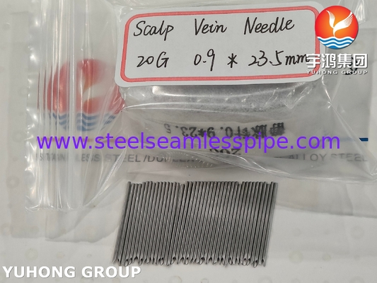 ISO9626 SUS304, ống kim nội tĩnh mạch cho tiêm tĩnh mạch và truyền, 20G 0.9 * 23.5MM