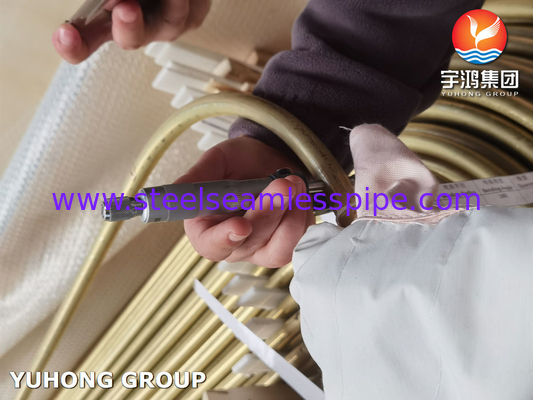 ASTM B395 / ASME SB395 C68700 U Bend Copper Alloy Tube For Heat Exchanger