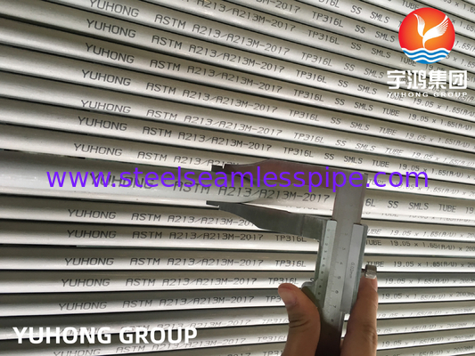 ASTM A213 TP316L Bụi không may thép không gỉ cho bể lưu trữ và nhà máy lọc dầu
