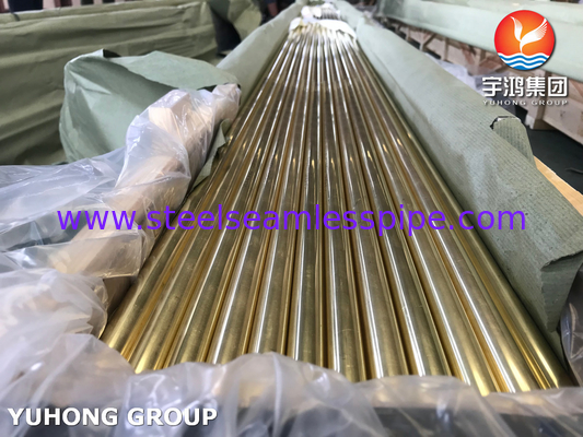 ASTM B111 / ASME SB111 C44300 ống đồng cho ứng dụng trao đổi nhiệt máy ngưng tụ