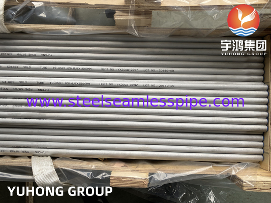 ASTM A789 UNS S31803 SAF2205 Bụi không may bằng thép kép trong môi trường hung hăng