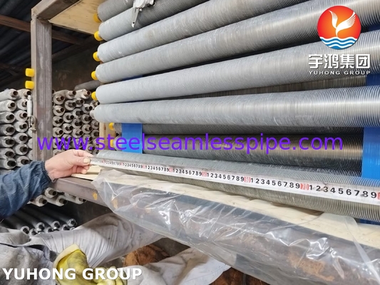 ASME SA249 TP316L ống vây vây với dải vây Al1100 cho máy làm mát không khí