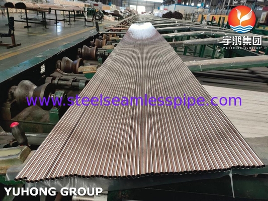 ASME SB111 C70600 ống không may đồng nickel cho máy trao đổi nhiệt biển