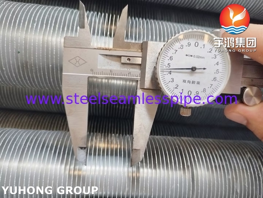 Loại L ống lăn ASME SA249 TP316L với Al1100 cho máy làm mát không khí