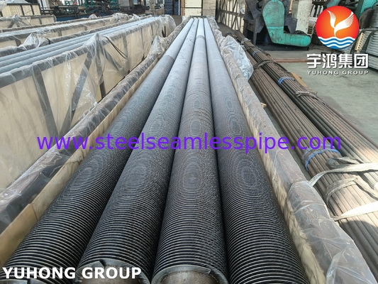 ASTM A335 P22 Solid Fin Tube cho máy sưởi và máy tiết kiệm dầu của nhà máy lọc dầu