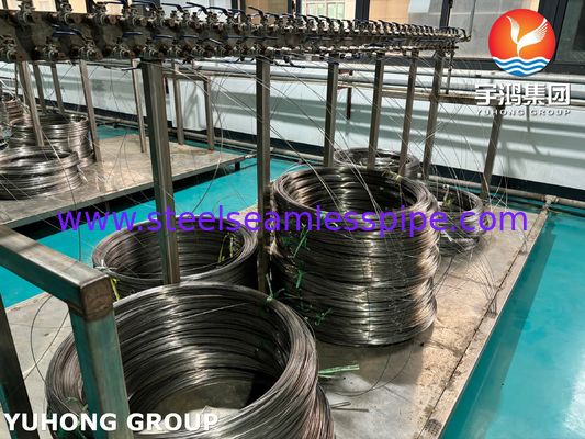 ISO9626 SUS304 Bụi vỏ xoắn bằng thép không gỉ cho ống kim y tế