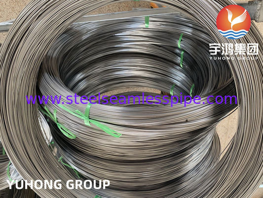 ISO9626 SUS304 Bụi vỏ xoắn bằng thép không gỉ cho ống kim y tế