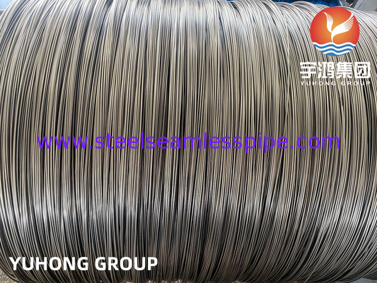 ISO9626 SUS304 Bụi vỏ xoắn bằng thép không gỉ cho sản xuất ống kim y tế