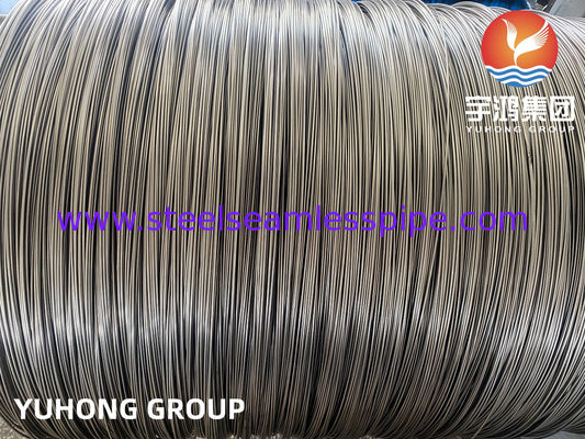 ISO9626 SUS304 Bụi vỏ xoắn bằng thép không gỉ cho ống kim y tế