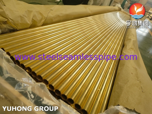 ASME SB111 C44300 ống đồng liền mạch ống đồng cho máy trao đổi nhiệt